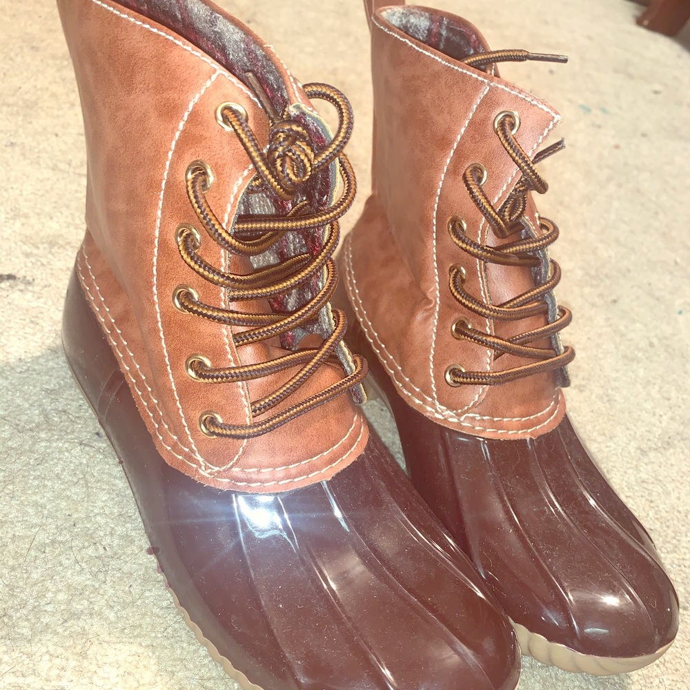 Duck boots!